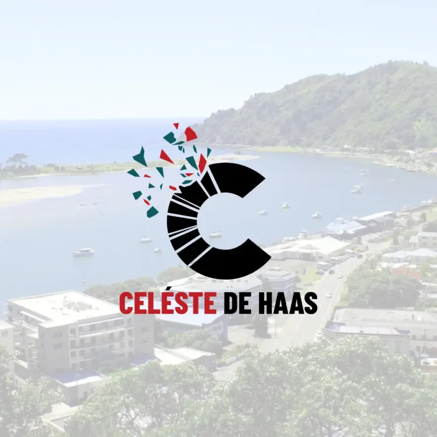 Celéste de Haas logo, portfolio image for the website by Seed Studio